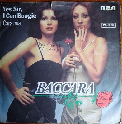 Baccara - Yes Sir, I Can Boogie Vinyl Singles Vinyl Zeer Goed / Hoesje Goed "VINYLSINGLES.NL"