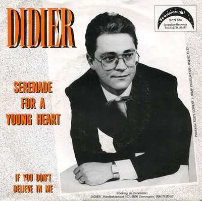 Didier - Serenade For A Young Heart Vinyl Singles Vinyl Zeer Goed / Hoesje Sticker "VINYLSINGLES.NL"