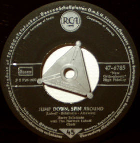 Harry Belafonte - Jump Down, Spin Around Vinyl Singles Vinyl Zeer Goed / Hoesje Generic "VINYLSINGLES.NL"