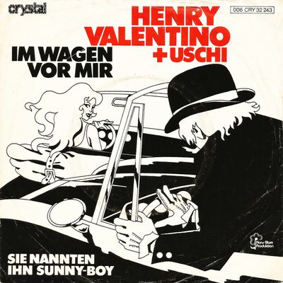 Henry Valentino - Im Wagen Vor Mir Vinyl Singles Media VG+ / Sleeve Plakband "VINYLSINGLES.NL"