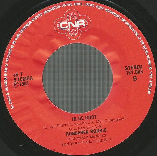 Rubberen Robbie - De Nederlandse Sterre Die Strale Overal 08500 Vinyl Singles Vinyl Goed / Hoes Generic