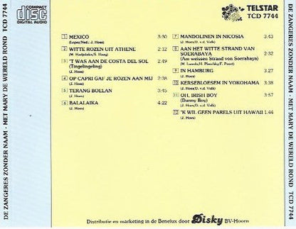 Zangeres Zonder Naam - Met Mary De Wereld Rond (CD) 70490 Compact Disc Goede Staat
