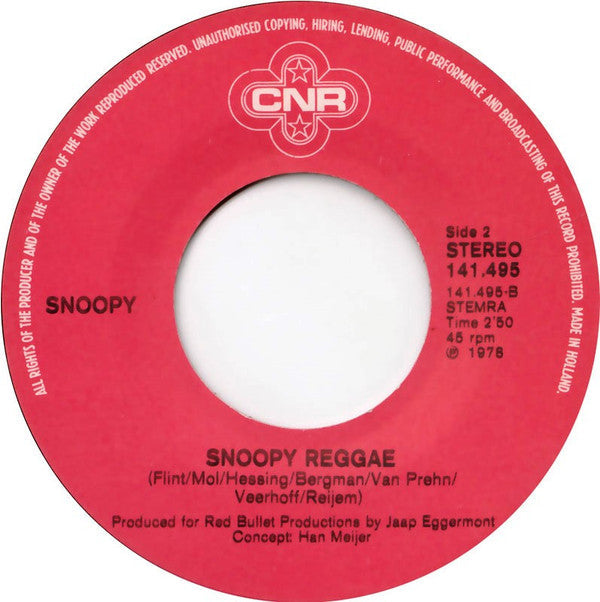 Snoopy - No Time For A Tango 40290 Vinyl Singles Vinyl Goed / Hoes Goed