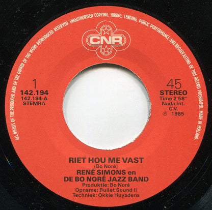 René Simons And The Bo Noré Jazz Band – Riet Hou Me Vast 30772
