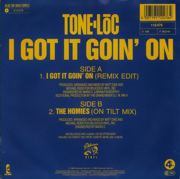 Tone Loc - Ich schaffe es auf 12995