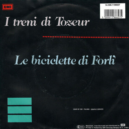 Alice & Franco Battiato - I Treni Di Tozeur 43143 Vinyl Singles Vinyl Zeer Goed / Hoesje Goed "VINYLSINGLES.NL"