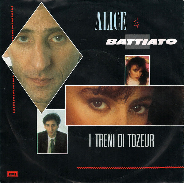 Alice & Franco Battiato - I Treni Di Tozeur 43143 Vinyl Singles Vinyl Zeer Goed / Hoesje Goed "VINYLSINGLES.NL"