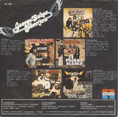 George Baker Selection - Manana Vinyl Singles Vinyl Zeer Goed / Hoesje Goed "VINYLSINGLES.NL"