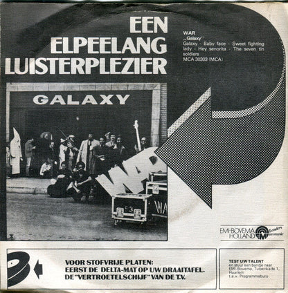 War - Galaxy 41955 Vinyl Singles Vinyl Goed / Hoes Goed