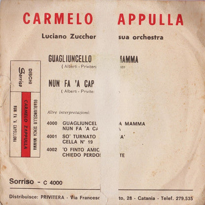 Carmelo Zappulla - Guagliuncello Senza Mamma 03911