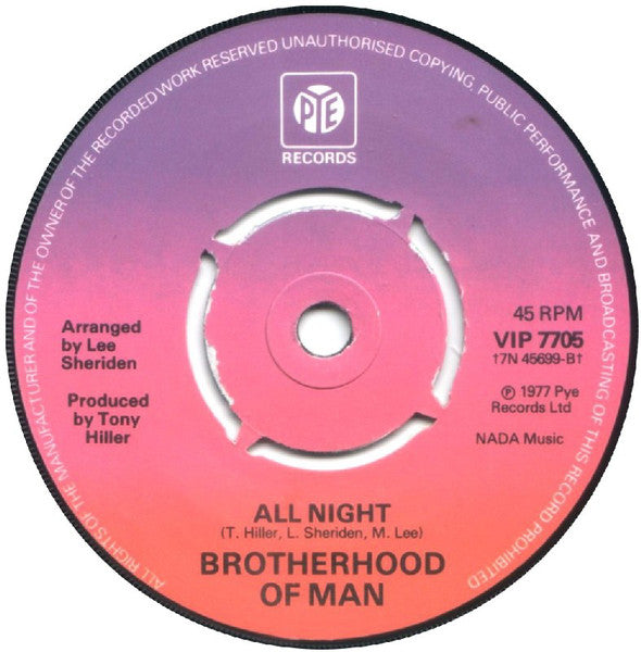 Brotherhood of Man - Angelo 30318 Vinyl Singles JUKEBOXSINGLES.NL   