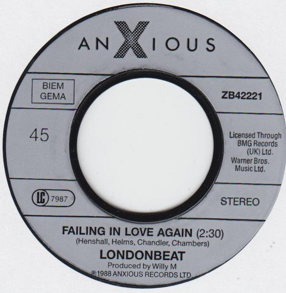 Londonbeat - Wieder einmal in der Liebe scheitern 03402