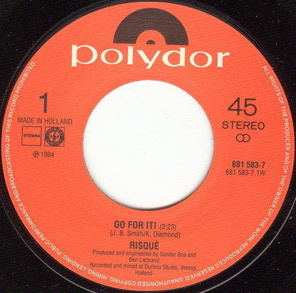 Risqué - Go For It 03495 Vinyl Singles Vinyl Goed / Hoes Goed