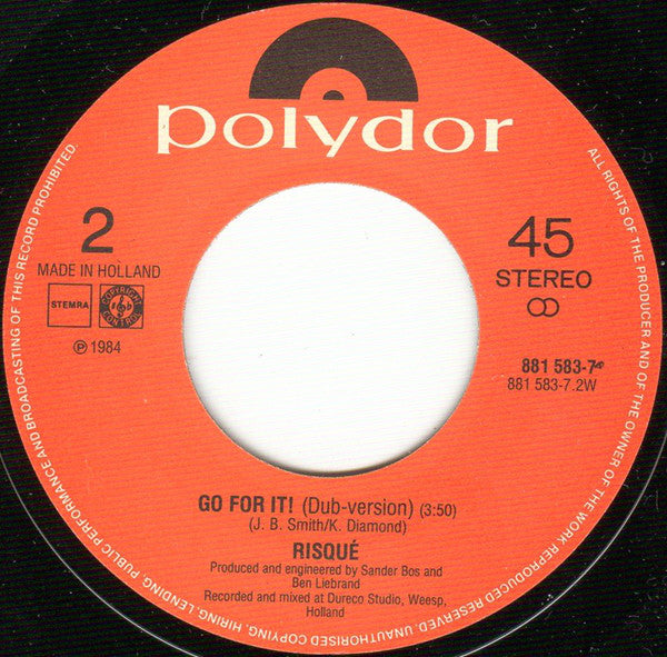 Risqué - Go For It 03495 Vinyl Singles Vinyl Goed / Hoes Goed