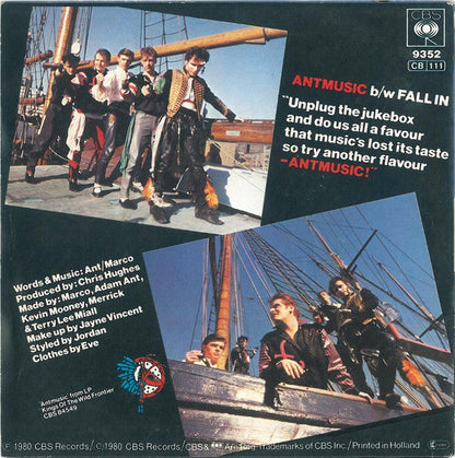Adam And The Ants - Antmusic 38778 Vinyl Singles Vinyl Goed / Hoes Goed