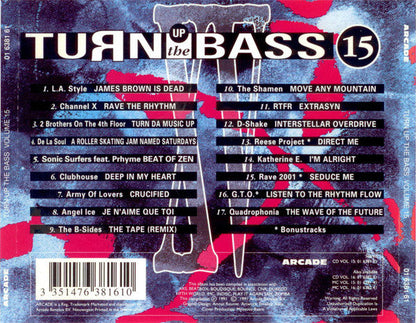 Various - Turn Up The Bass Volume 15 (CD) 70440 Compact Disc Goede Staat