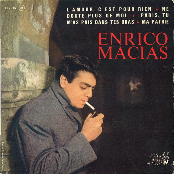 Enrico Macias - L'amour, C'est Pour Rien 42757 Vinyl Singles EP Vinyl Goed / Hoes Goed