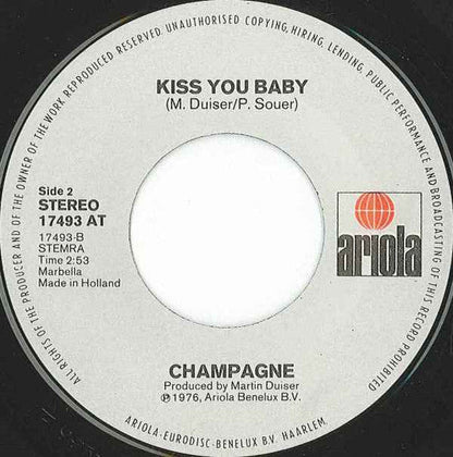 Champagne - Rock And Roll Star 39132 Vinyl Singles Vinyl Zeer Goed / Hoesje Goed "VINYLSINGLES.NL"
