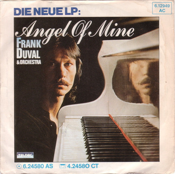 Frank Duval & Orchestra - Angel Of Mine 39322 Vinyl Singles Vinyl Goed / Hoes Goed