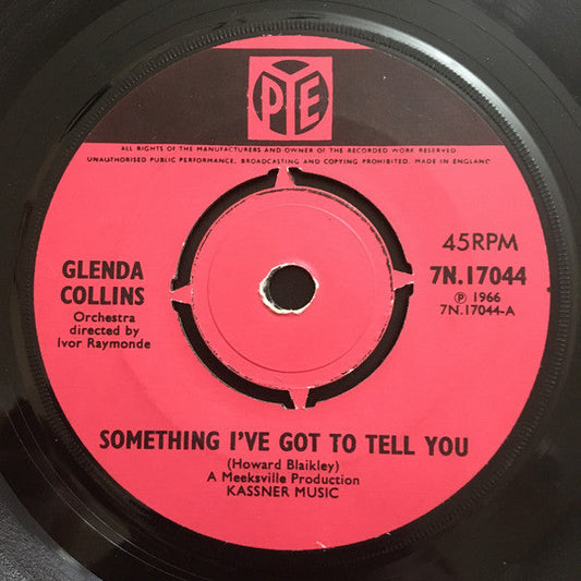 Glenda Collins - Etwas, das ich dir sagen muss 26704