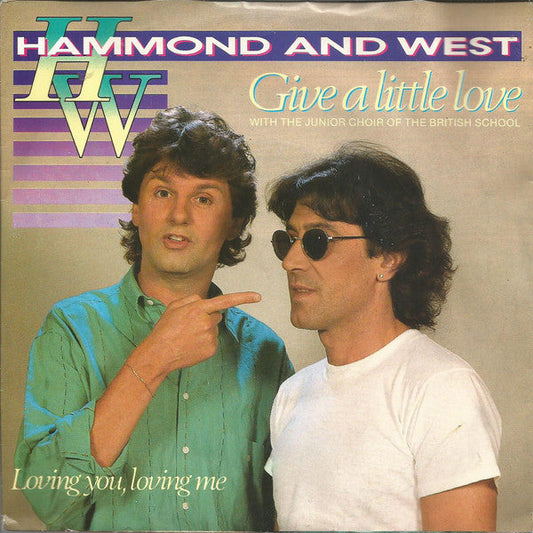 Hammond And West - Give A Little Love Vinyl Singles Vinyl Zeer Goed / Hoesje Goed "VINYLSINGLES.NL"