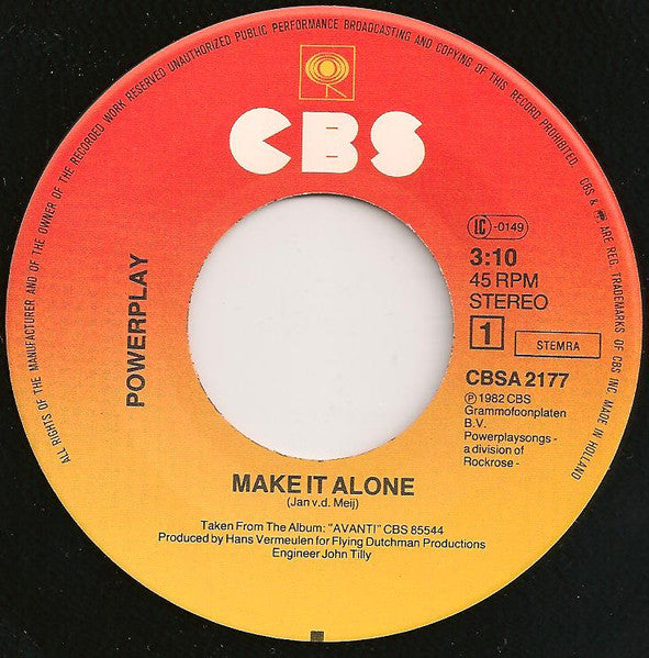 Power Play - Make It Alone 38684