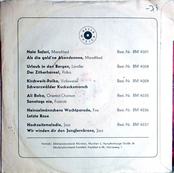 Evelyn Künneke - Ali Baba 41420 Vinyl Singles Vinyl Goed / Hoes Goed