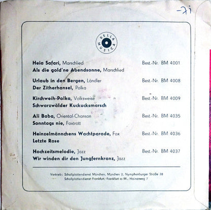 Evelyn Künneke - Ali Baba 41420 Vinyl Singles Vinyl Goed / Hoes Goed