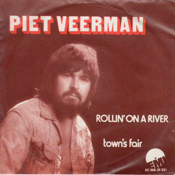 Piet Veerman - Rollin' On A River 26144 Vinyl Singles Vinyl Goed / Hoes Goed