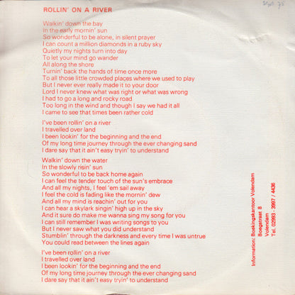 Piet Veerman - Rollin' On A River 26144 Vinyl Singles Vinyl Goed / Hoes Goed