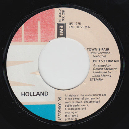 Piet Veerman - Rollin' On A River 26144 Vinyl Singles Vinyl Goed / Hoes Goed