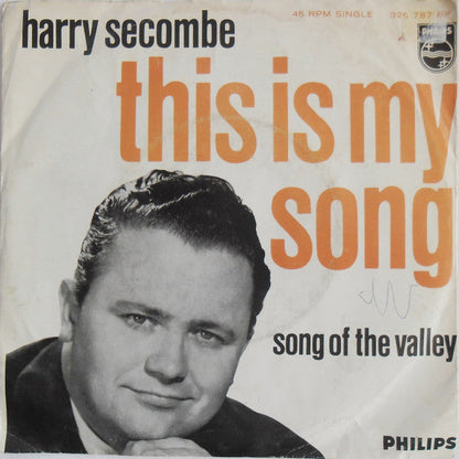 Harry Secombe - This Is My Song Vinyl Singles Vinyl Zeer Goed / Hoesje Goed "VINYLSINGLES.NL"