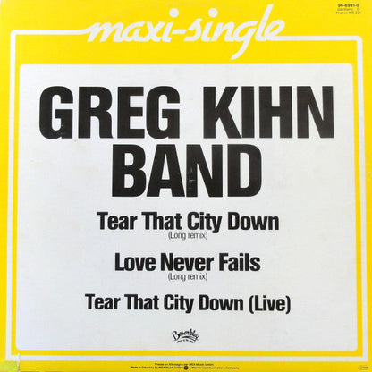 Greg Kihn Band - Tear That City Down (Maxi-Single) Maxi-Singles JUKEBOXSINGLES.NL   