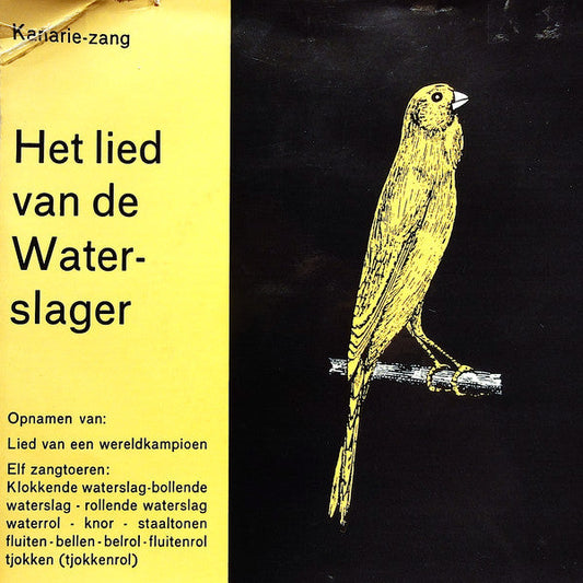 No Artist - Het Lied Van De Waterslager 14550 Vinyl Singles Vinyl Goed / Hoes Goed