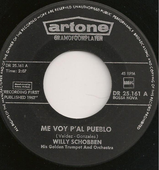 Willy Schobben – Me Voy P'al Pueblo 16307