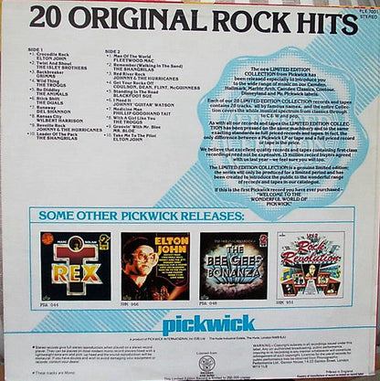 Various - 20 Original Rock Hits (LP) 51991 Vinyl LP Vinyl Goed / Hoes Goed