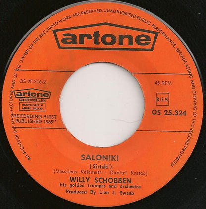 Willy Schobben Seine Goldene Trompete und Orchester – Saloniki 29701 (B)