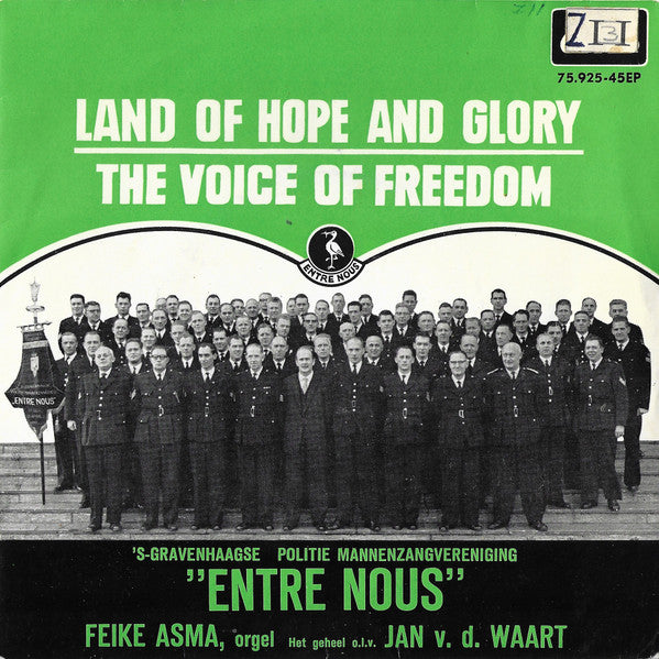 Gesangverein der Männer der Polizei Den Haag Entre Nous – The Voice Of Freedom 38212 (B)