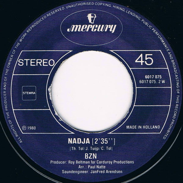 BZN - Rockin' The Trolls 25859 Vinyl Singles Vinyl Goed / Hoes Goed