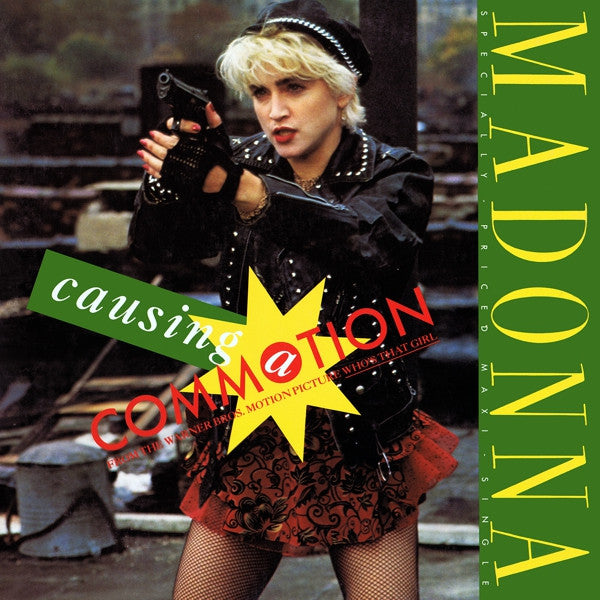 Madonna - Causing A Commotion (Maxi-Single) 51860 Maxi-Singles Vinyl Goed / Hoes Zie Foto