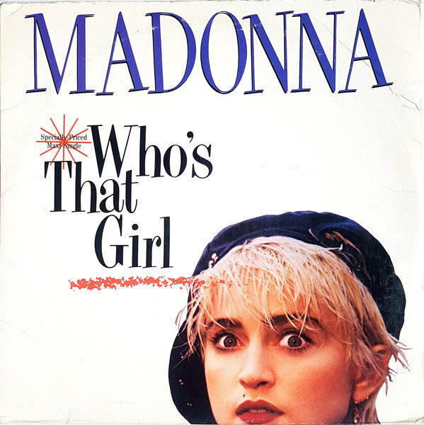 Madonna - Who's That Girl (Maxi-Single) 51857 Vinyl LP Vinyl Goed / Hoes Goed