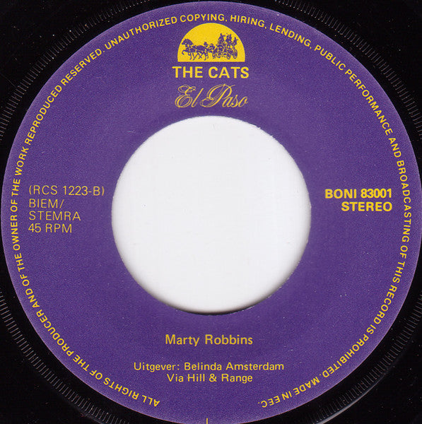 Cats - La Diligence 32138 Vinyl Singles Vinyl Goed / Hoes Goed