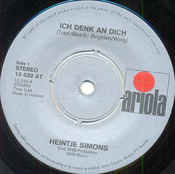 Heintje Simons – Ein hoch auf de liene 02094