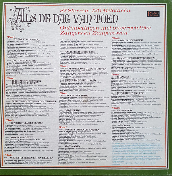 Various - Als De Dag Van Toen (7 LP Box) 43325 Vinyl LP Vinyl Goed / Hoes Goed