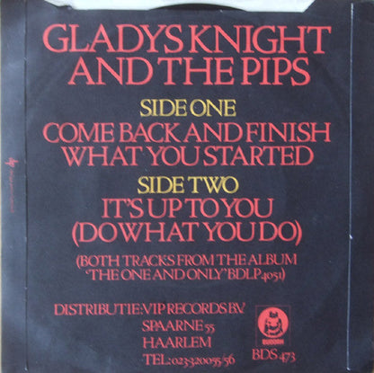 Gladys Knight &amp; The Pips – Komm zurück und beende, was du begonnen hast 30090 35252