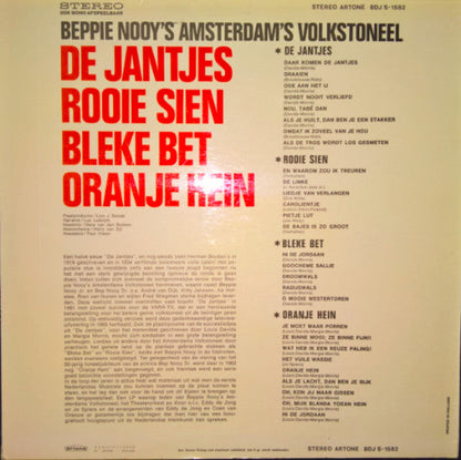 Beppie Nooys Amsterdam Folk Theater – The Jantjes / Red Sien / Pale Bet / Orange Hein (LP) 50798