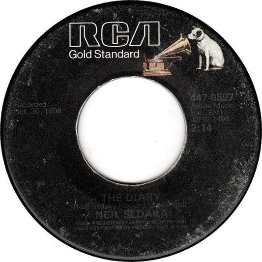 Neil Sedaka - The Diary 17662 Vinyl Singles Vinyl Goed / Hoes Generic