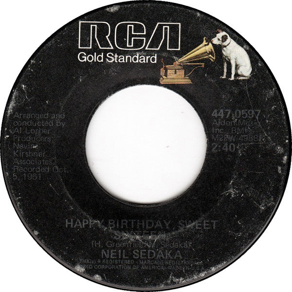Neil Sedaka - The Diary 17662 Vinyl Singles Vinyl Goed / Hoes Generic
