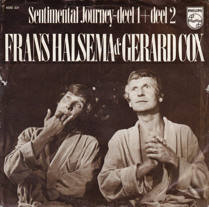 Frans Halsema & Gerard Cox - Sentimental Journey (Deel 1 + Deel 2) 23317 Vinyl Singles Vinyl Goed / Hoes Generic