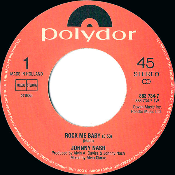 Johnny Nash - Rock Me Baby 35892